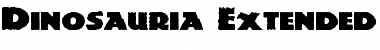 Download DinosauriaExtended Normal Font Title Preview