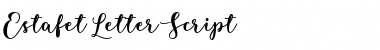 Download Estafet Letter Script Med Regular Font Title Preview