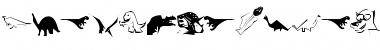 Download DinosFragments Regular Font Title Preview