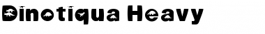 Download Dinotiqua-Heavy Regular Font Title Preview