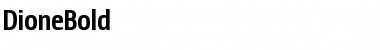 Download DioneBold Regular Font Title Preview