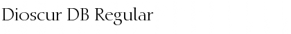 Download Dioscur DB Regular Font Title Preview