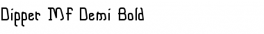 Download Dipper MF Demi Bold Font Title Preview