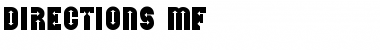 Download Directions MF Regular Font Title Preview