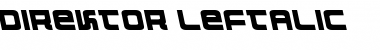 Download Direktor Leftalic Italic Font Title Preview