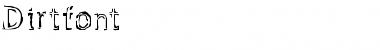 Download Dirtfont Medium Font Title Preview