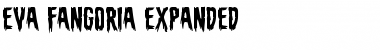 Download Eva Fangoria Expanded Expanded Font Title Preview