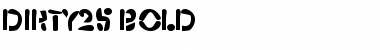 Download Dirty25 Bold Font Title Preview