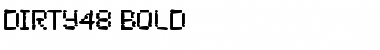 Download Dirty48 Bold Font Title Preview