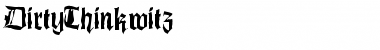 Download DirtyThinkwitz Regular Font Title Preview