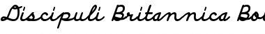 Download Discipuli Britannica Bold Regular Font Title Preview