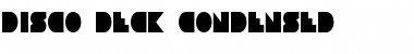 Download Disco Deck Condensed Condensed Font Title Preview