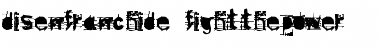 Download disenfranchide fightthepower Font Title Preview