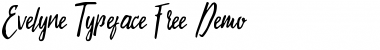 Download Evelyne Script Free Demo Regular Font Title Preview
