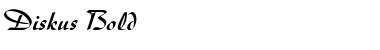 Download Diskus BoldItalic Font Title Preview