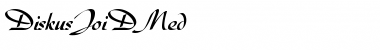 Download DiskusJoiDMed Regular Font Title Preview