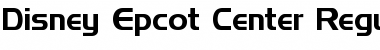 Download Disney Epcot Center Regular Font Title Preview