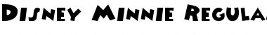 Download Disney Minnie Regular Font Title Preview