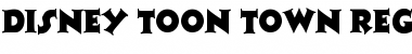 Download Disney Toon Town Regular Font Title Preview