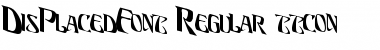 Download DisPlacedFont Regular Font Title Preview