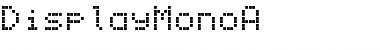 Download DisplayMonoA Regular Font Title Preview