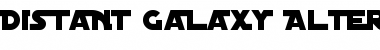 Download Distant Galaxy Alternate Regular Font Title Preview