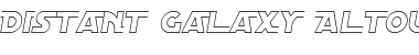 Download Distant Galaxy AltOutline Italic Font Title Preview