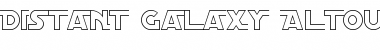 Download Distant Galaxy AltOutline Regular Font Title Preview