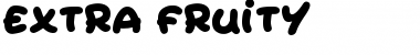 Download Extra Fruity Regular Font Title Preview