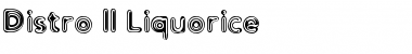 Download Distro II Liquorice Liquorice Font Title Preview
