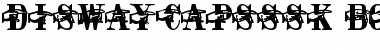 Download DiswayCapsSSK Bold Font Title Preview