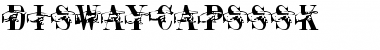 Download DiswayCapsSSK Regular Font Title Preview