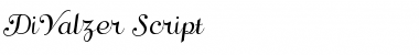 Download DiValzer Script Font Title Preview