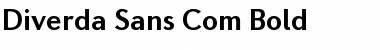 Download Diverda Sans Com Bold Font Title Preview