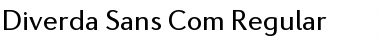 Download Diverda Sans Com Regular Font Title Preview