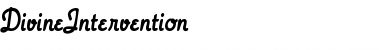 Download DivineIntervention Regular Font Title Preview