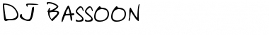 Download DJ Bassoon Regular Font Title Preview