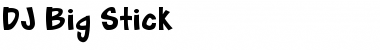 Download DJ Big Stick Regular Font Title Preview