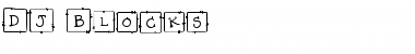 Download DJ Blocks Regular Font Title Preview