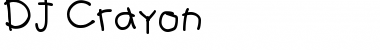Download DJ Crayon Regular Font Title Preview