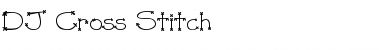 Download DJ Cross Stitch Regular Font Title Preview