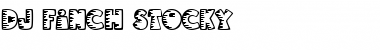 Download DJ Finch Stocky Regular Font Title Preview