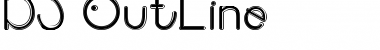 Download DJ OutLine Regular Font Title Preview
