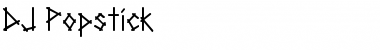 Download DJ Popstick Regular Font Title Preview