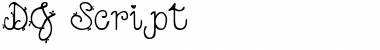 Download DJ Script Regular Font Title Preview