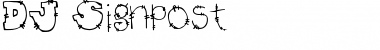 Download DJ Signpost Regular Font Title Preview