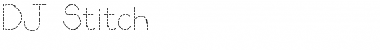 Download DJ Stitch Regular Font Title Preview