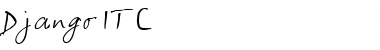 Download Django ITC Light Italic Font Title Preview
