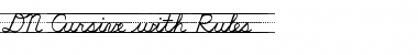 Download DN Cursive with Rules Regular Font Title Preview
