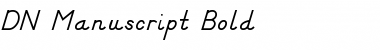 Download DN Manuscript Bold Regular Font Title Preview
